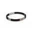 Bracciale acciaio, oro e caucciù uomo Paciotti 4us codice 4UBR2340 Bracciale acciaio, oro e caucciù uomo Paciotti 4us codice 4UBR2340