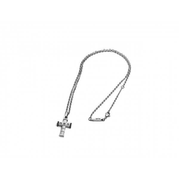 Collana con croce acciaio uomo Paciotti 4us codice 4UCL2346