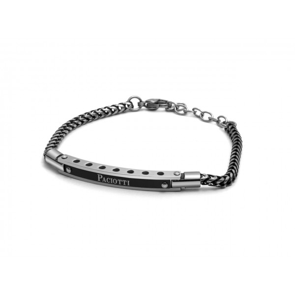 Bracciale uomo in acciaio firmato Paciotti 4us codice 4UBR2366