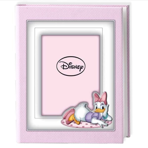 Disney album con cornice Paperina in argento e pelle 25 cm x 30 cm in  offerta