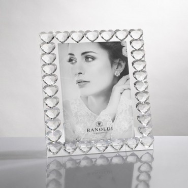 Portafoto Ranoldi CX5347 con cuori misura 10x15