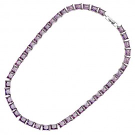 collana tennis con zirconi viola ottaviani 500783C