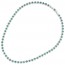 collana in acciaio da donna con zirconi bianchi e verdi ottaviani 501048