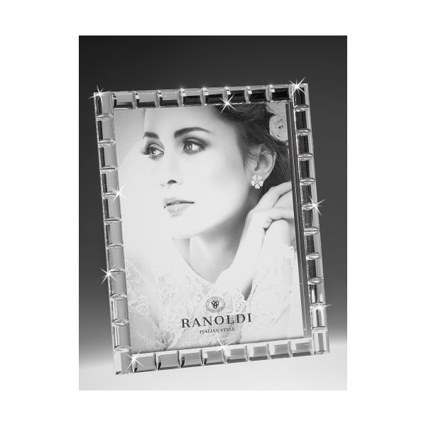 Cornice portafoto CX5320 in cristallo pregiato Ranoldi, 13x18