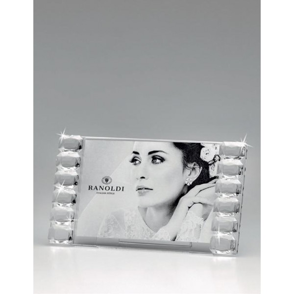 Cornice Ranoldi CB127 10x15 orizzontale con decoro rettangoli in rilievo sui lati