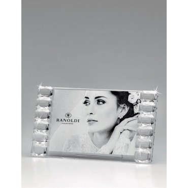 Cornice Ranoldi CB127 10x15 orizzontale con decoro rettangoli in rilievo sui lati