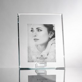 Cornice Ranoldi C6120 in cristallo 20x25 verticale con profilo sottile 6mm.