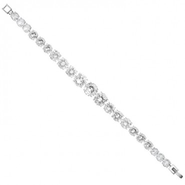 Bracciale tennis donna Ottaviani 500906b in metallo e zirconi bianchi