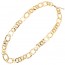 collana donna catena larga metallo dorato Ottaviani moderna