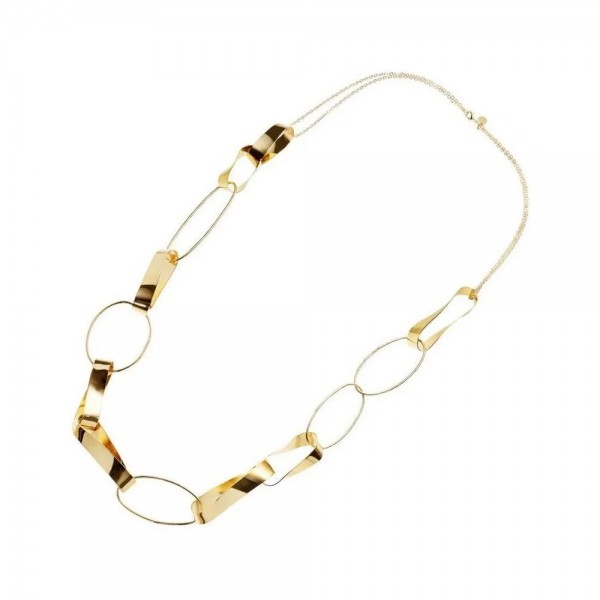 collana donna lunga metallo dorato Ottaviani catena larga 500899c