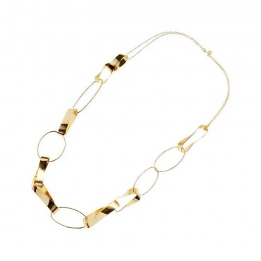 collana donna lunga metallo dorato Ottaviani catena larga 500899c