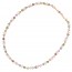 Collana Ottaviani 501224C girocollo dorata con zirconi colorati