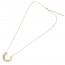 Collana Ottaviani 501299C girocollo dorata con zirconi e pendente sole
