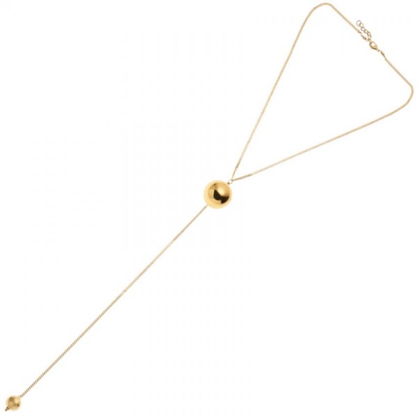 collana ottaviani 501208 donna lunga dorata design cravatta