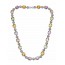 Collana Ottaviani 500694C tennis argentata con zirconi colorati