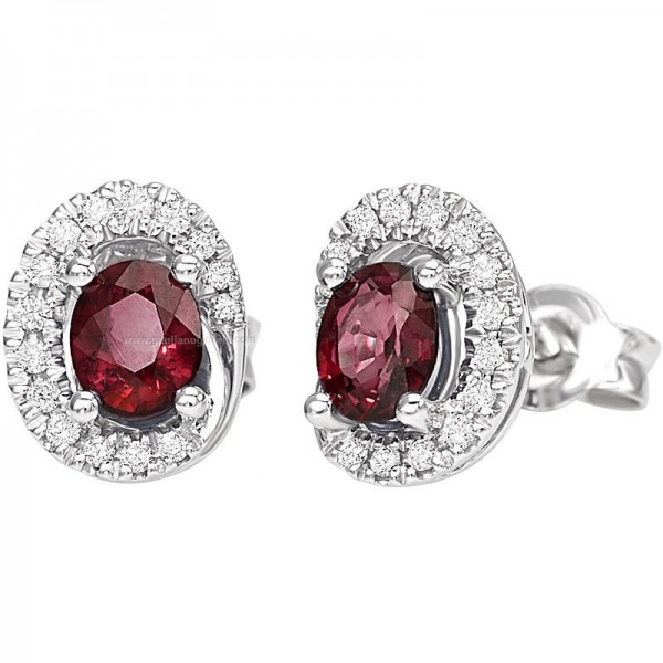 Bliss orecchini rubino