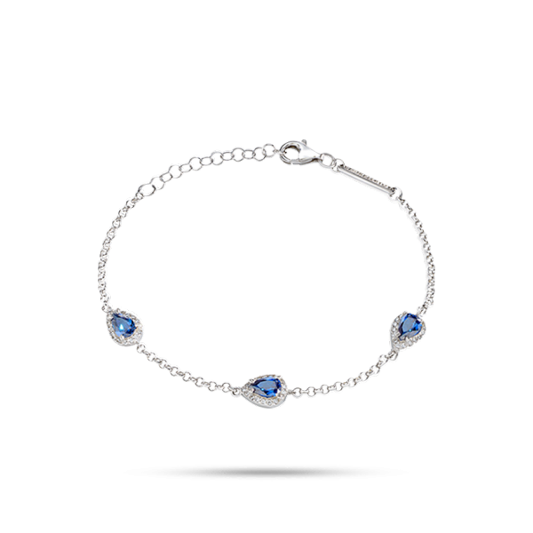 morellato zirconi blu bracciale